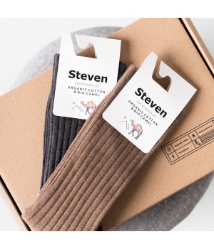 Чоловічі шкарпетки із верблюжою вовною Steven 053 44-46 Чоловічі шкарпетки із верблюжою вовною Steven 053 44-46