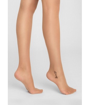 Жіночі колготки з візерунком Marilyn allure e06 3/4