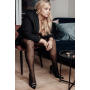 Жіночі колготки великого розміру з узором mona queen diamond rain 30 den 9