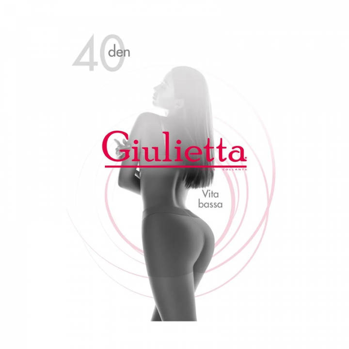 Класичні жіночі колготки giulietta vita bassa 40 den new 3