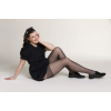 Жіночі колготки великого розміру в горох gabriella xenia puntina 15 6