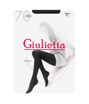 Класичні жіночі колготки giulietta velour 70 den 2