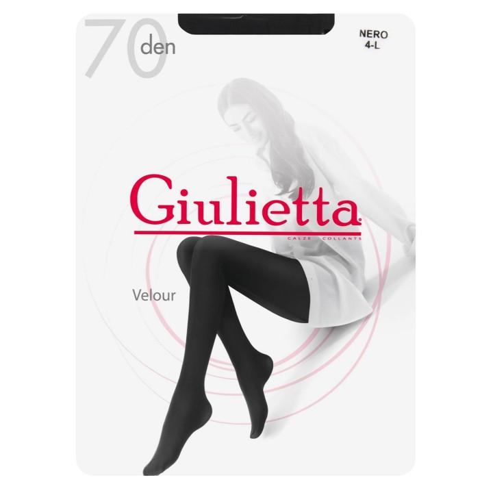 Класичні жіночі колготки giulietta velour 70 den 2
