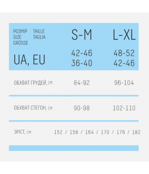 Тапочки без рукавів, труси Giulia Hi-Leg, розмір S/M