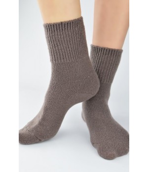 Жіночі гладкі шкарпетки із вовною Noviti SB081 36-41