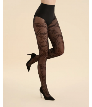 Жіночі колготки з візерунком gabriella floral 20 den 3