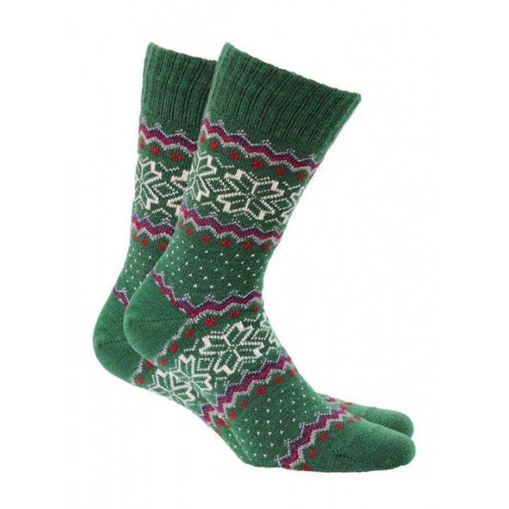 Жіночі гладкі шкарпетки вовняні Wola wz 965 one size