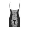 Комплект obsessive Heartina chemise S/M