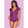 Боді obsessive Moketta teddy purple L/XL