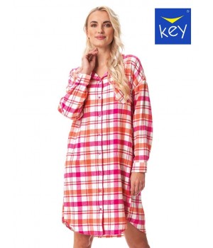 Жіноча фланелева нічна сорочка Key lnd 437 b23 S
