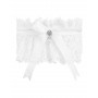 Підв'язка obsessive Amor Blanco S/M/L