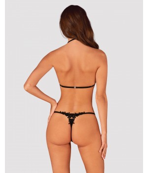 Комплект obsessive Celia Noir set M/L