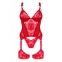 Комплект obsessive Belovya corset XL/XXL