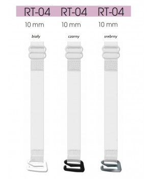 Бретели для бюстгальтера силіконові JULIMEX RT-04 METAL SILIKON one size