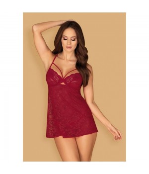 Комплект obsessive Ivetta babydoll & thong S/M