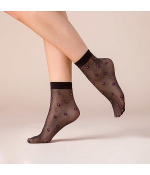 Жіночі гладкі шкарпетки gabriella stars color 20 den one size