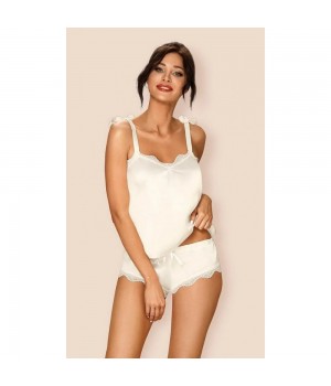 Комплект obsessive Prima Neve top & panty white L/XL