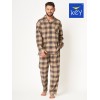 Піжама чоловіча фланелева Key MNS-402 3XL