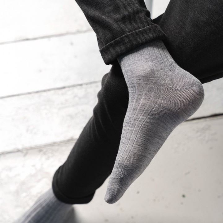 Чоловічі шкарпетки із вовною мериноса Steven 130 wzr 44-46