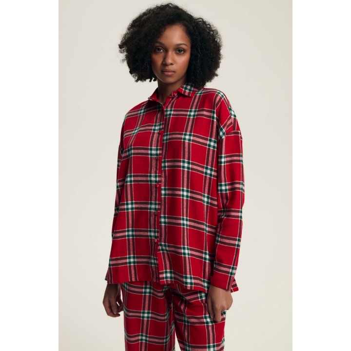 Піжама жіноча фланелева Henderson 43716 dalisa XL