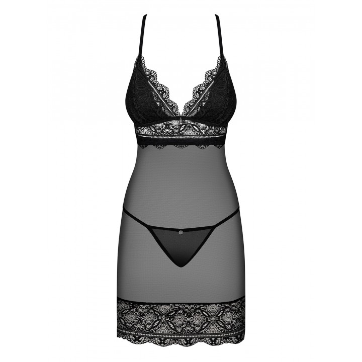 Комплект obsessive Renelia chemise L/XL
