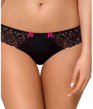 Трусики kinga P-561/2 XL czarny - różowy