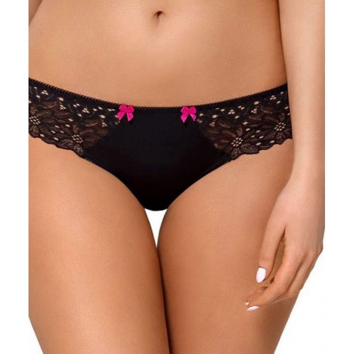 Трусики kinga P-561/2 XL czarny - różowy