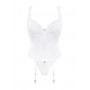 Комплект obsessive Amor Blanco corset S/M