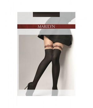 Жіночі колготки Marilyn zazu red lace 1/2