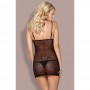 Комплект obsessive 811-CHE-1 chemise &amp; thong S/M