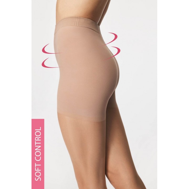 Корекційні жіночі колготки з моделюючим поясом gabriella slimmer 17 den 2