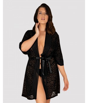 Пеньюар obsessive Jagueria peignoir 6XL/7XL