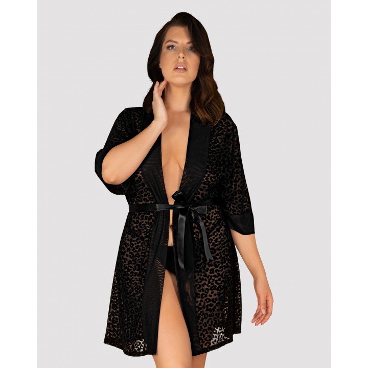 Пеньюар obsessive Jagueria peignoir 6XL/7XL