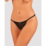 Стрінги obsessive Celia Noir otwarte XS/S