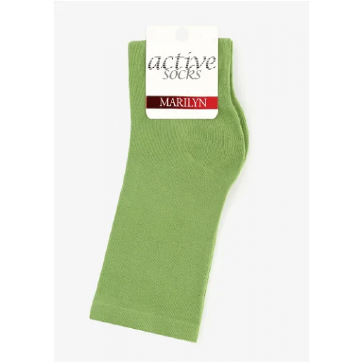 Жіночі гладкі шкарпетки Marilyn Forte 58 intense verde 36-40