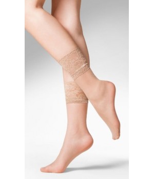 Жіночі гладкі шкарпетки Gabriella Kala beige one size