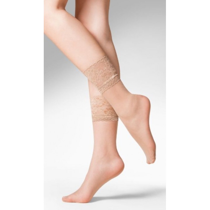 Жіночі гладкі шкарпетки Gabriella Kala beige one size