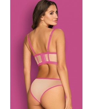 Комплект obsessive Nudelia top S/M