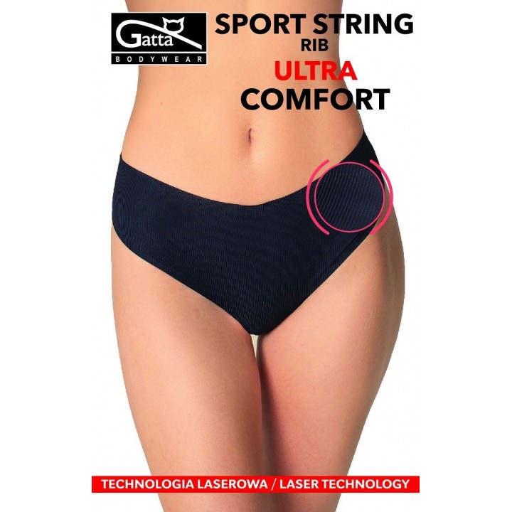 Стрінги жіночі труси GATTA SPORT STRING RIB ULTRA COMFORT