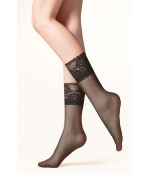 Жіночі гладкі шкарпетки Gabriella Kala nero one size