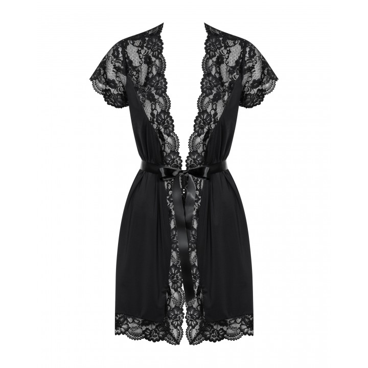 Комплект obsessive 810-PEI-1 peignoir L/XL