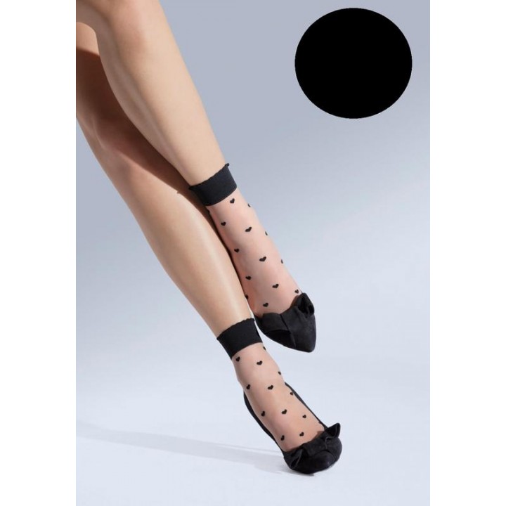 Жіночі гладкі шкарпетки knittex cuori one size