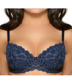 Бюстгалтер ava 1990 NAVY BLUE navy-blue 80D