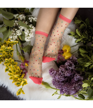 Жіночі шкарпетки з візерунком gabriella candy 20 den 35-38