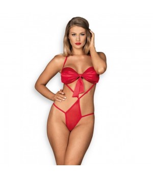 Боді obsessive Giftella teddy red S/M