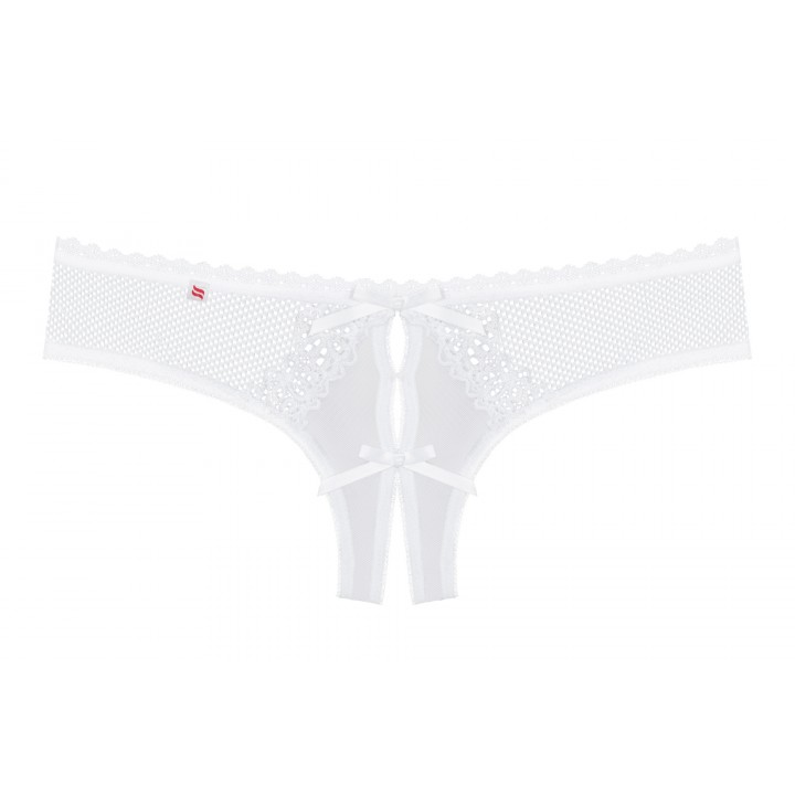 Стрінги obsessive Alabastra otwarte L/XL