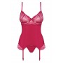 Комплект obsessive Rosalyne corset S/M