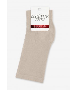Жіночі гладкі шкарпетки Marilyn Forte 58 visone 36-40