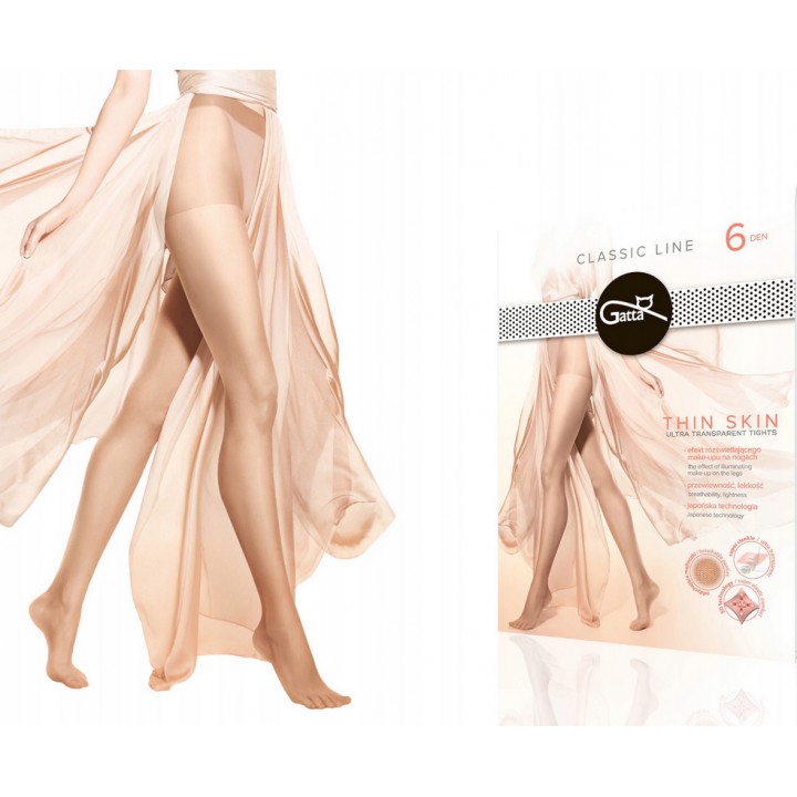 Класичні жіночі колготки gatta THIN SKIN 6 2