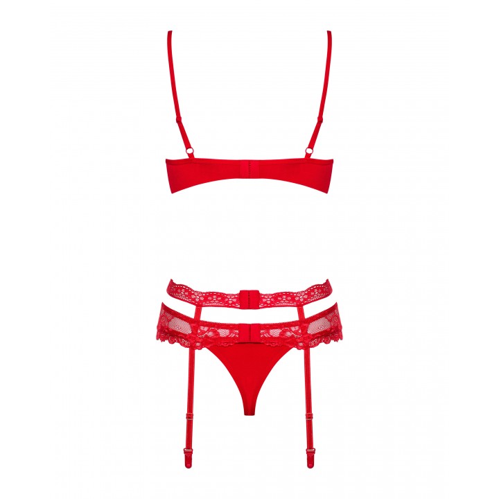 Комплект obsessive Heartina set L/XL